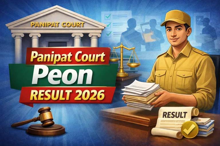 Panipat Court Peon Result 2026