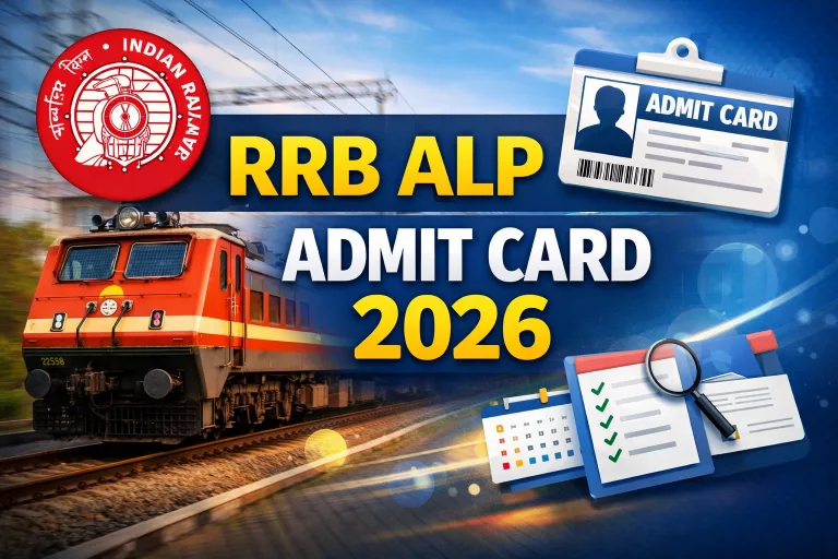 RRB ALP Admit Card 2026
