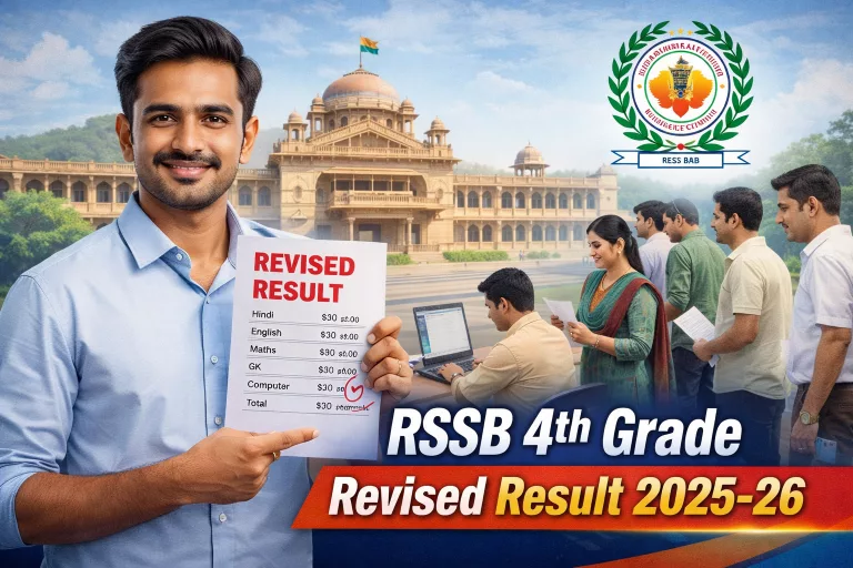 RSSB 4th Grade Revised Result 2025-26