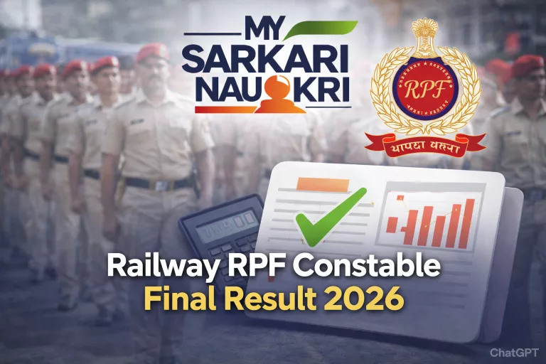 Railway RPF Constable Final Result 2026