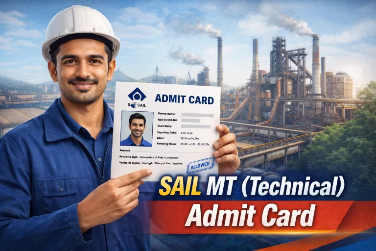 SAIL MT (Technical) Admit Card