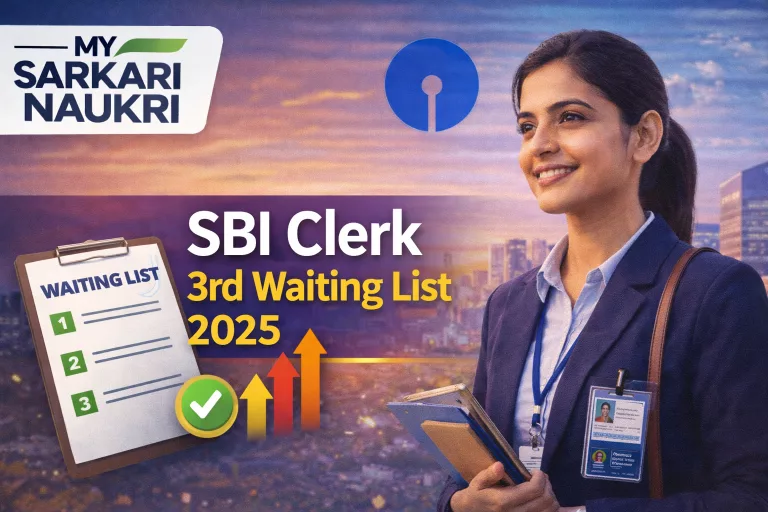 SBI Clerk 3rd Waiting List 2025
