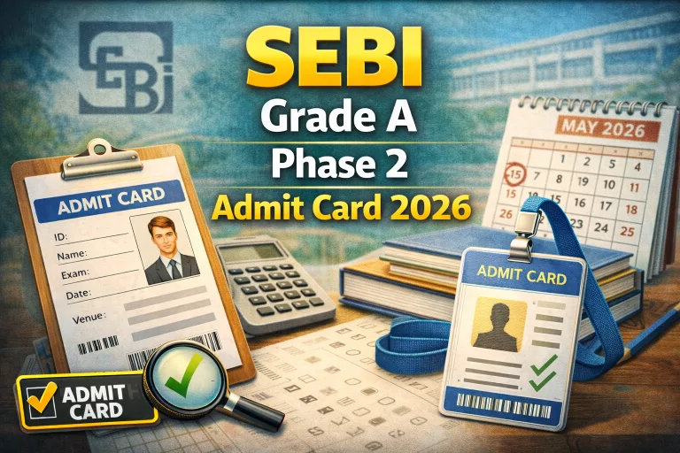 SEBI Grade A Phase 2 Admit Card 2026