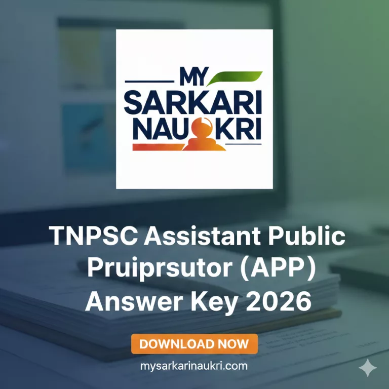 TNPSC APP Answer Key 2026