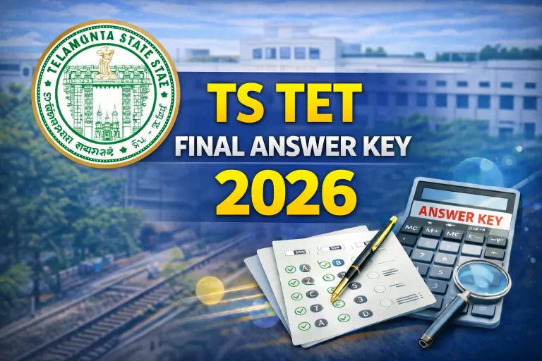 TS TET Final Answer Key 2026