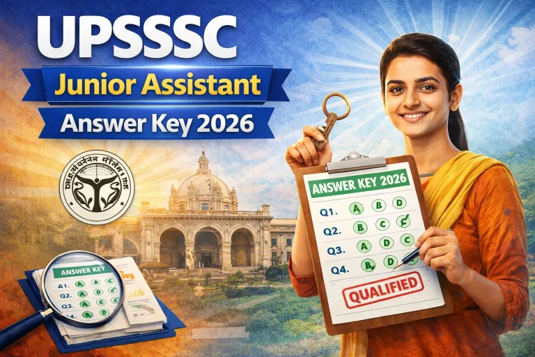 UPSSSC Junior Assistant Answer Key 2026
