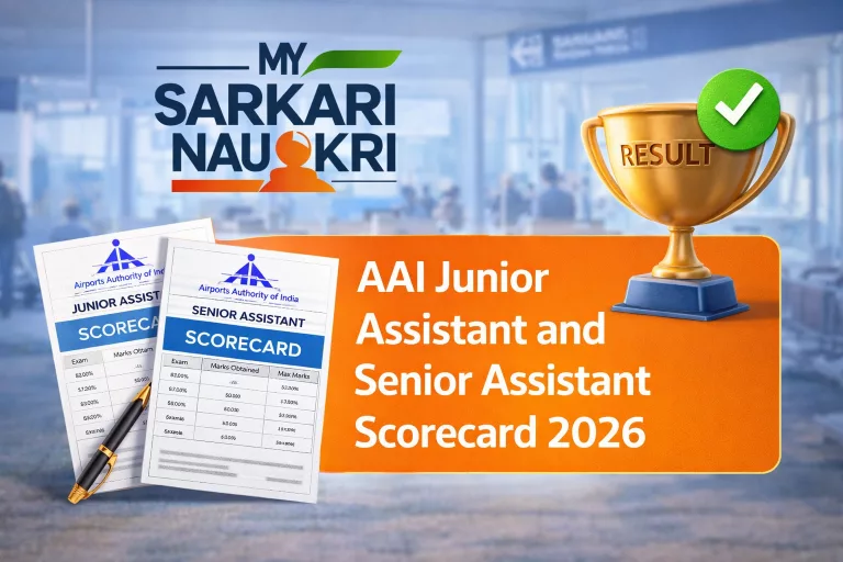 AAI Junior Assistant and Senior Assistant Scorecard 2026