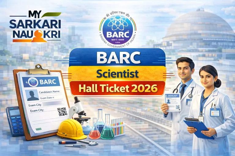 BARC Scientist Hall Ticket 2026