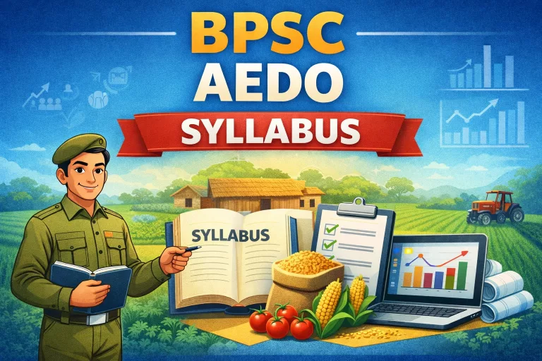 BPSC AEDO Syllabus