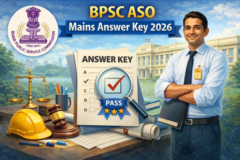BPSC ASO Mains Answer Key 2026