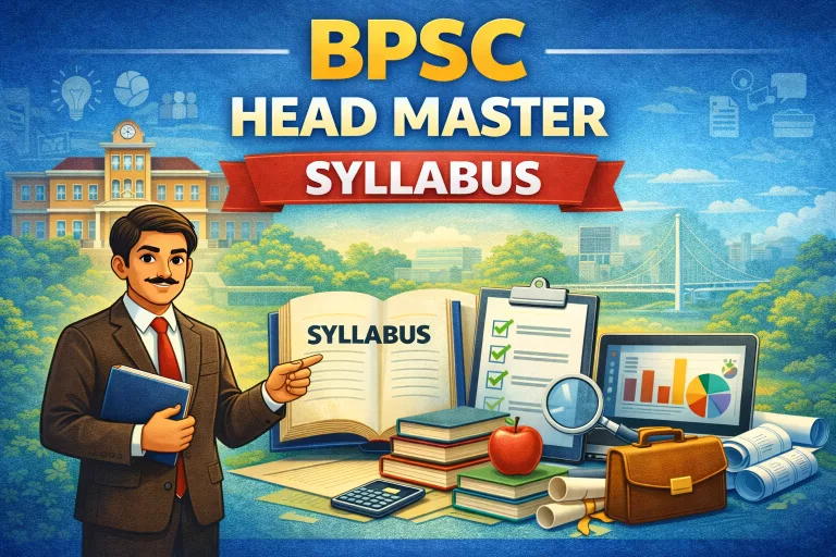 BPSC Head Master Syllabus