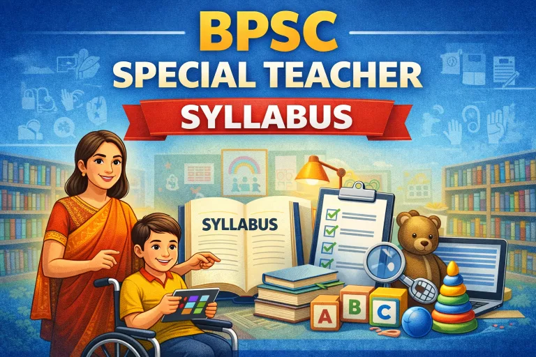 BPSC Special Teacher Syllabus