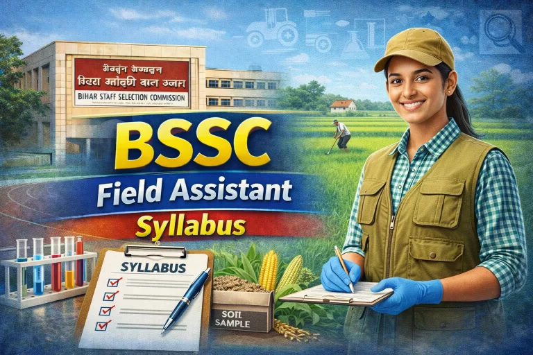 BSSC Field Assistant Syllabus