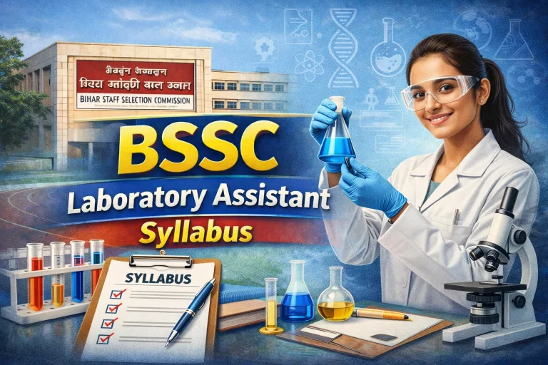 BSSC Laboratory Assistant Syllabus
