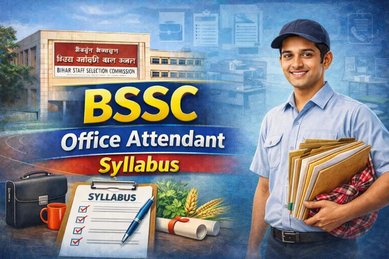 BSSC Office Attendant Syllabus