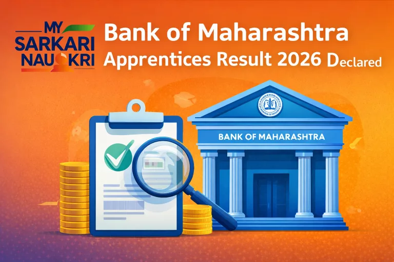 Bank of Maharashtra Apprentices Result 2026