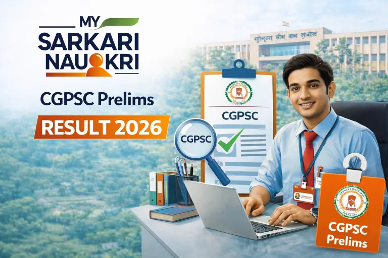 CGPSC Prelims Result 2026