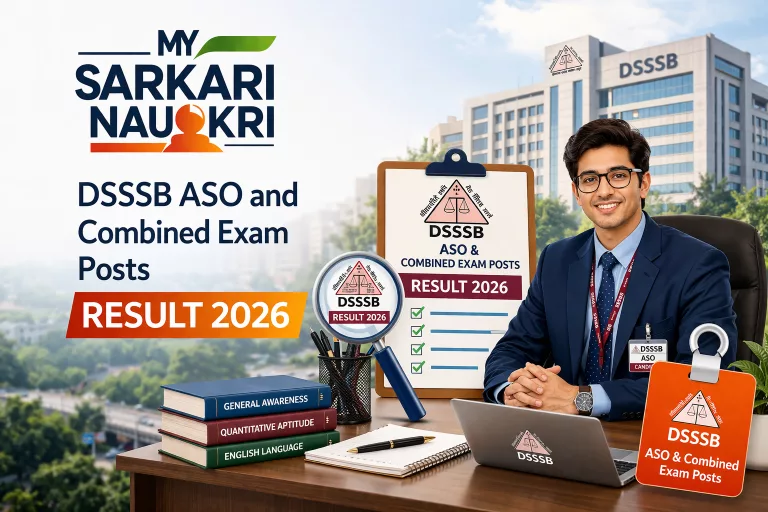 DSSSB ASO & Combined Exam Result 2026
