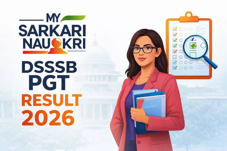 DSSSB PGT Result 2026