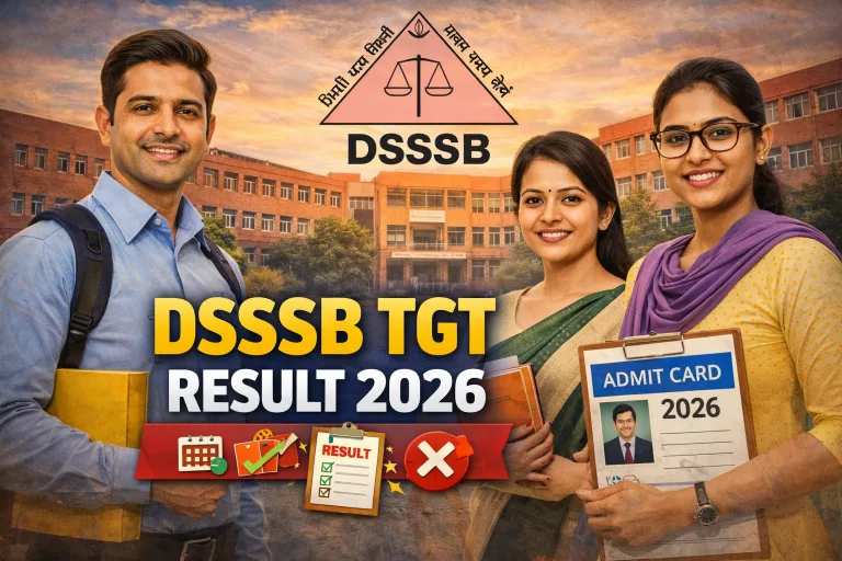 DSSSB TGT Result 2026