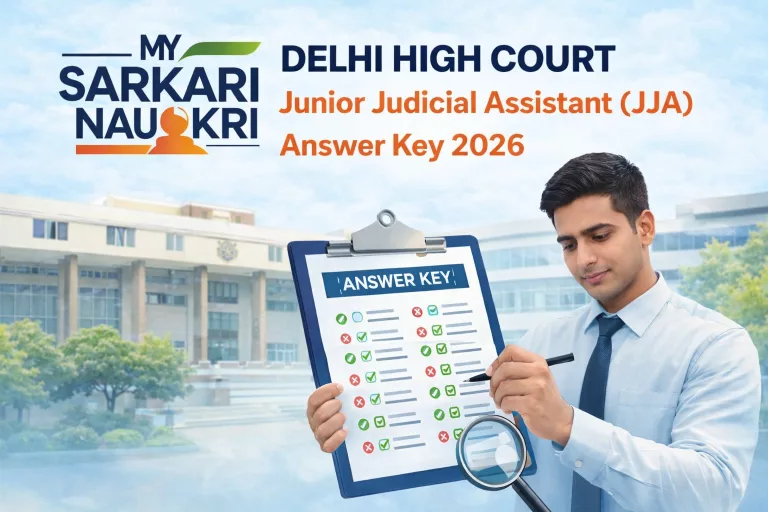 Delhi High Court JJA Answer Key 2026