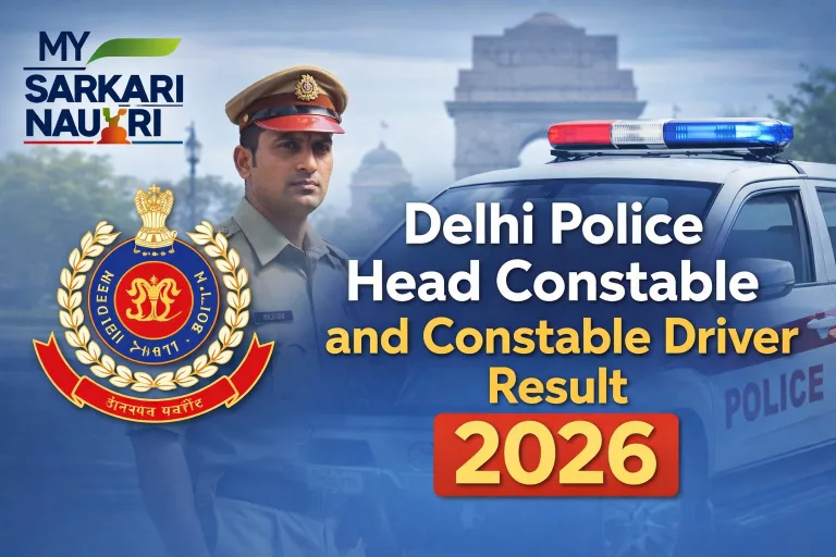 Delhi Police Head Constable and Constable Driver Result 2026