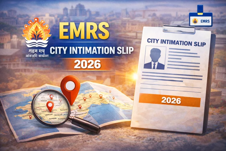 EMRS City Intimation Slip 2026