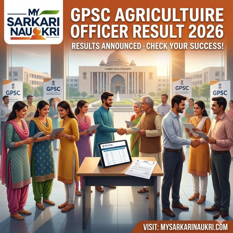 GPSC Agriculture Officer Result 2026