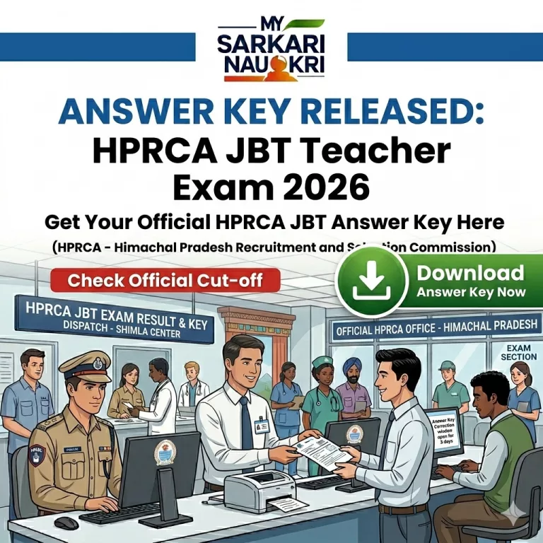 HPRCA JBT Answer Key 2026