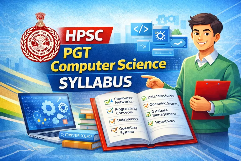 HPSC PGT Computer Science Syllabus