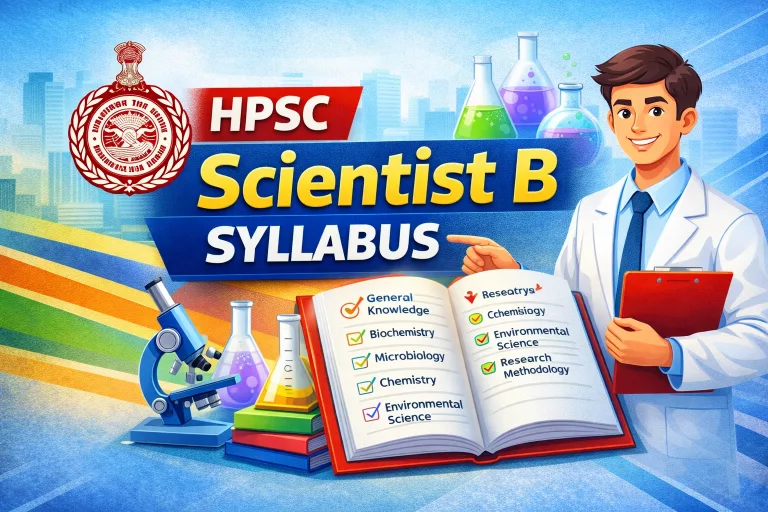 HPSC Scientist B Syllabus
