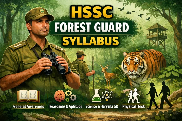 HSSC Forest Guard Syllabus