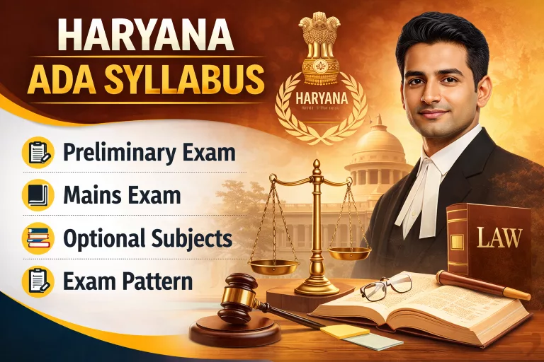 Haryana ADA Syllabus