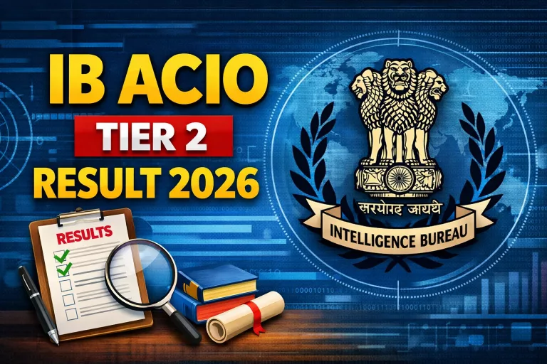 IB ACIO Tier 2 Result 2026