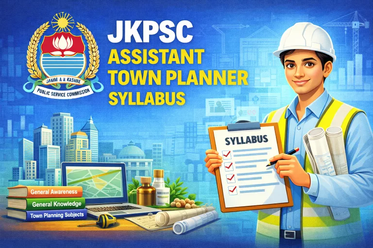 JKPSC Assistant Town Planner Syllabus