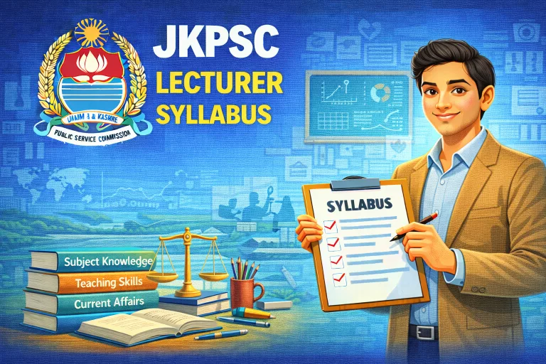 JKPSC Lecturer Syllabus