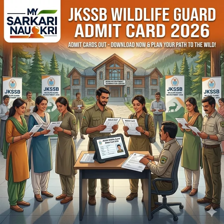 JKSSB Wildlife Guard Admit Card 2026