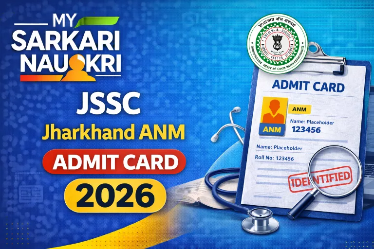 JSSC Jharkhand ANM Admit Card 2026