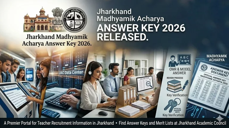 Jharkhand Madhyamik Acharya Answer Key 2026