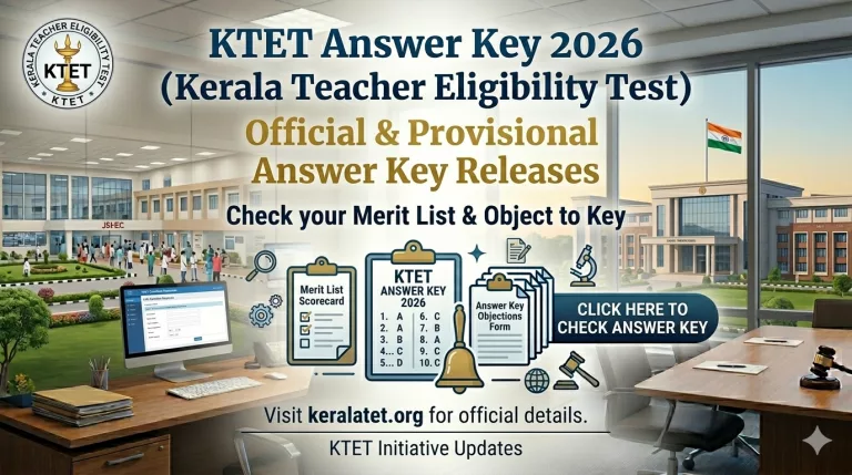 KTET Answer Key 2026
