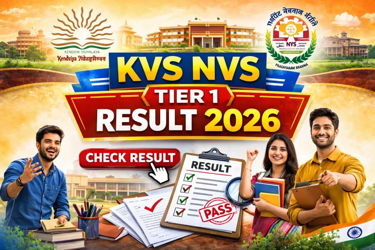 KVS NVS Tier 1 Result 2026