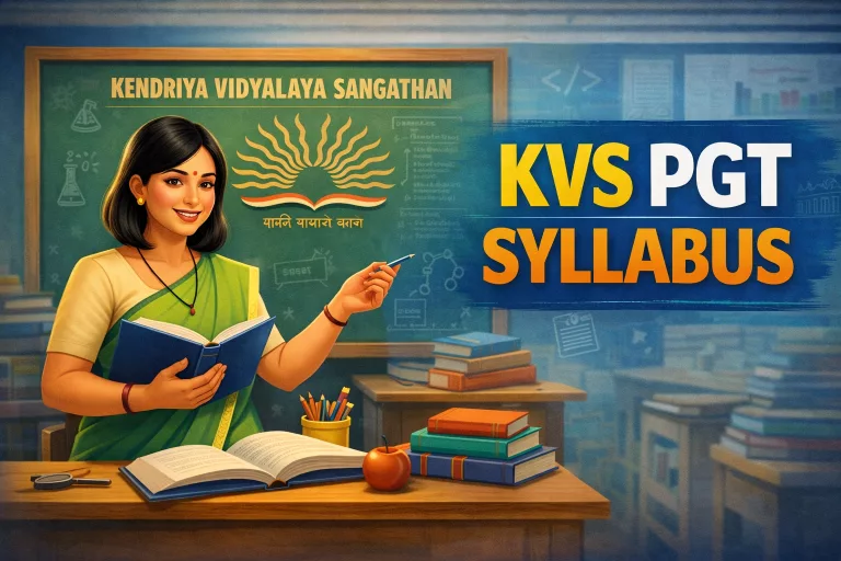 KVS PGT Syllabus
