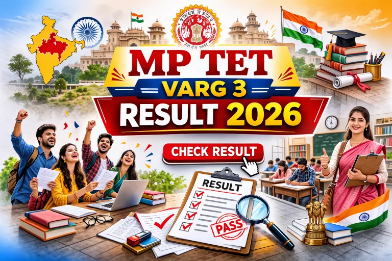 MP TET Varg 3 Result 2026