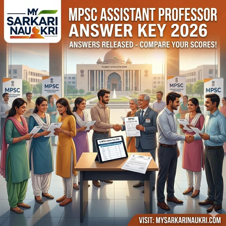 MPSC Assistant Professor Answer Key 2026
