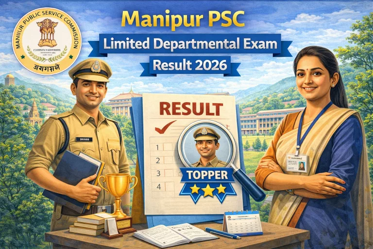 Manipur PSC Limited Departmental Exam Result 2026