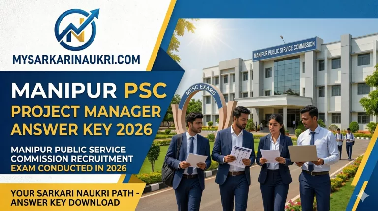Manipur PSC Project Manager Answer Key 2026