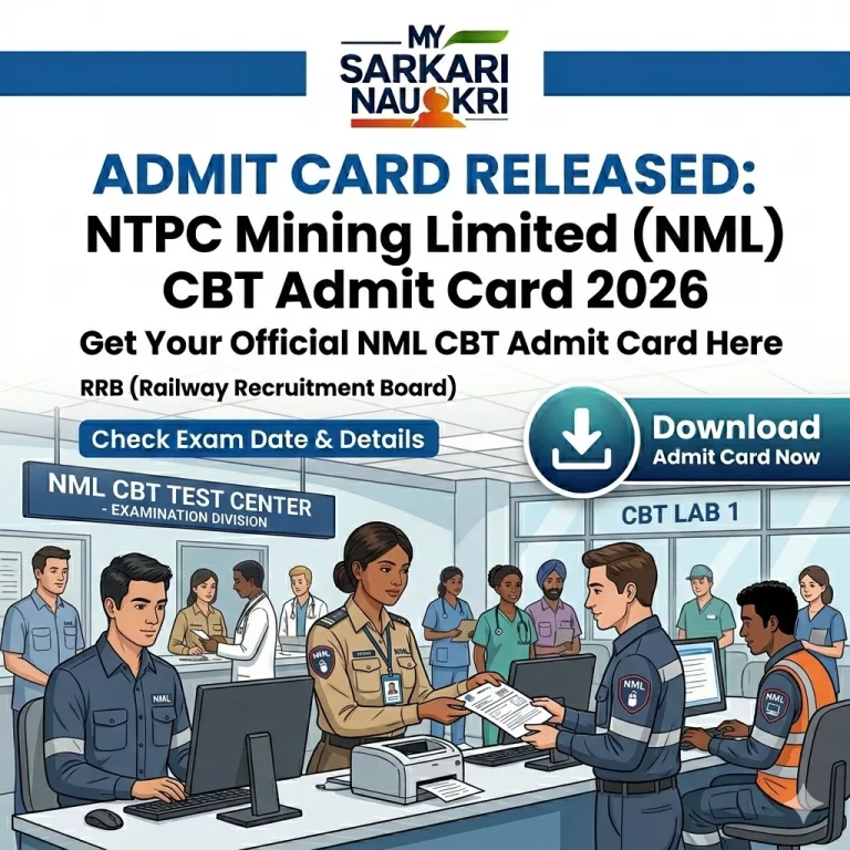 NML CBT Admit Card 2026
