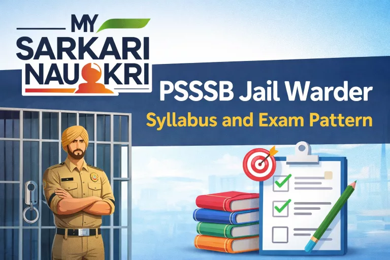 PSSSB Jail Warder Syllabus
