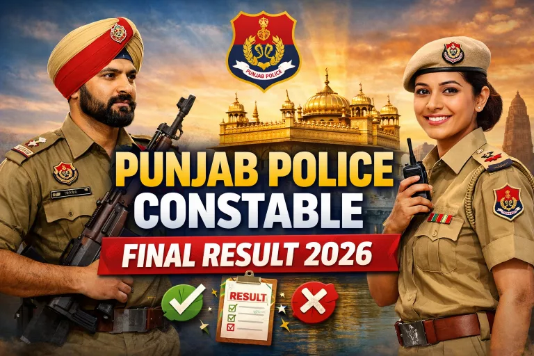Punjab Police Constable Final Result 2026