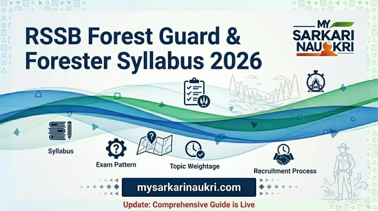 RSSB Forest Guard and Forester Syllabus